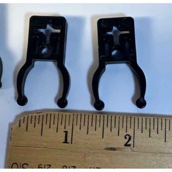 Monster High Doll Stand Clips Standard Size Set of 3 Black 1.5" Long - Picture 4 of 5